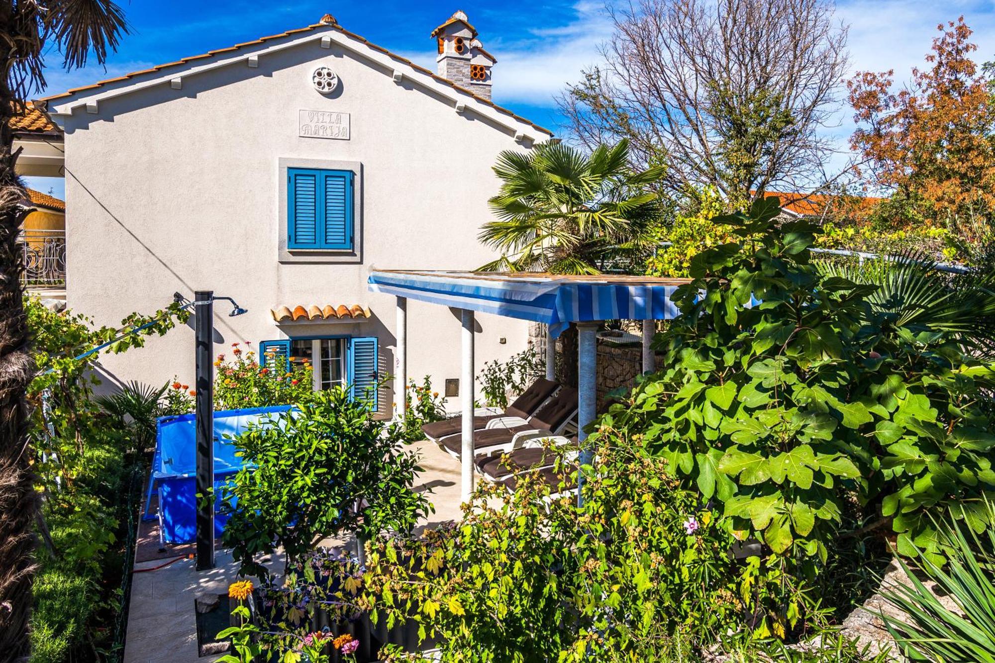 Apartment Villa Marija, Pinezici Крк Экстерьер фото